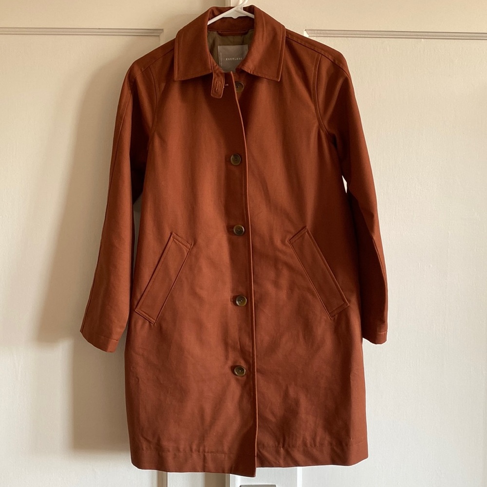 Everlane Mac Coat Cocoa Brown